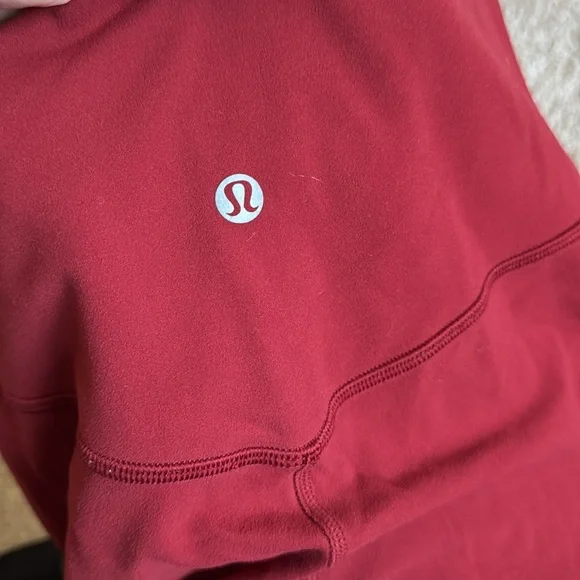 lululemon Align High-Rise Pant 25" Legging Dark Red size 4 - Picture 5 of 9